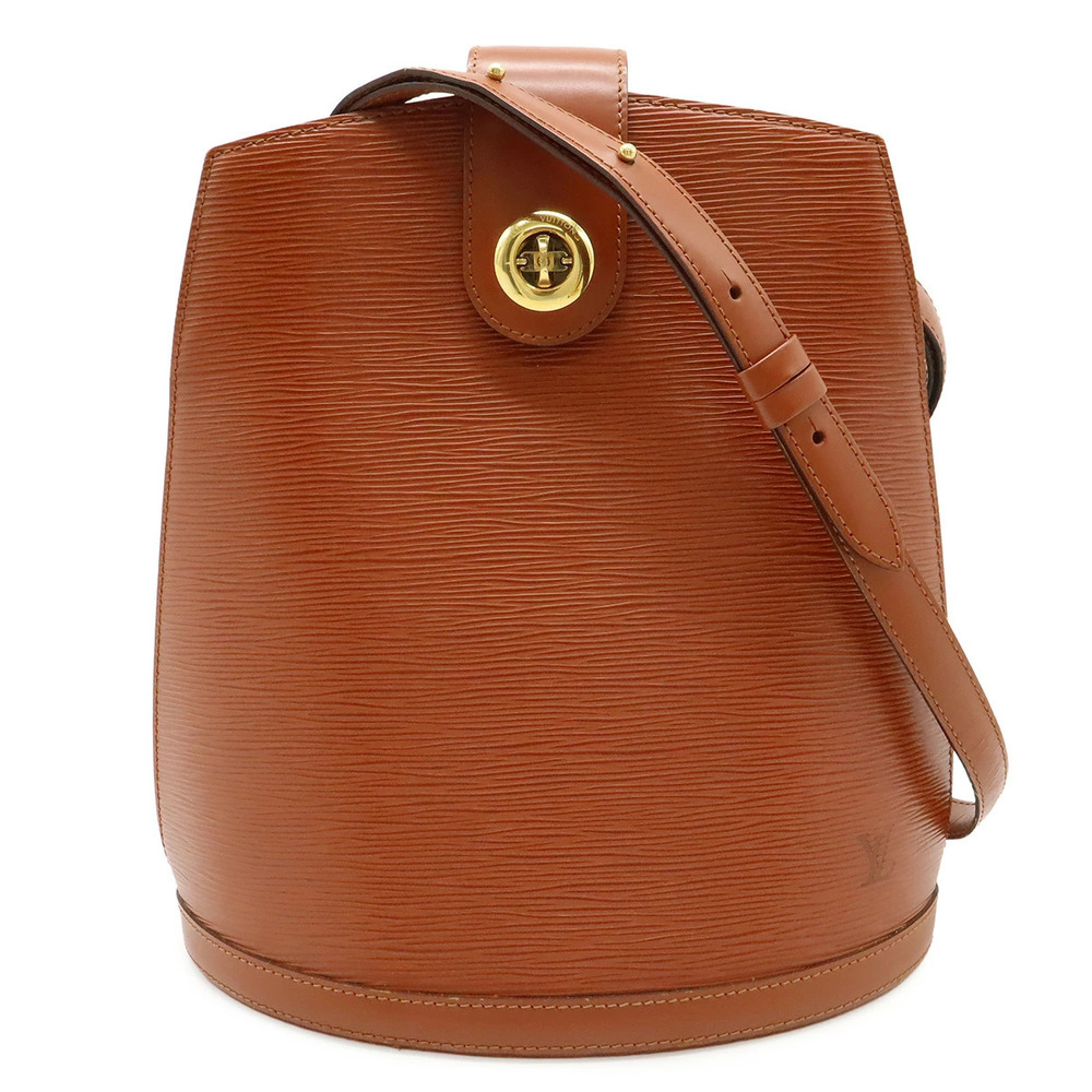 LOUIS VUITTON Epi Cluny Shoulder Bag Hobo Leather Kenya Brown
